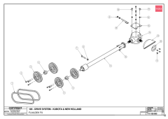 711 - Flaildek FX 185 - Drive System - NH & Kubota - Biloc