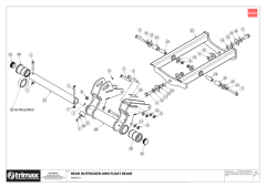 721 - Snake S2 - Rear Outrigger and Float Beam