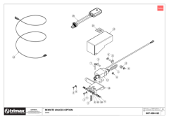 721 - Snake S2 - Remote Unlock Option kit ( Top Mount)