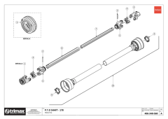 736 - Procut S4 178 - PTO Shaft - DETAIL A