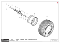 740 - Vulcan S1 725 - Axle Assembly