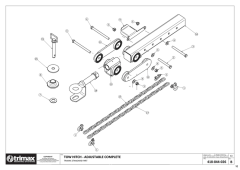 740 - Vulcan S1 725 - Drawbar Adjustable