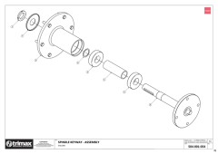 740 - Vulcan S1 725 - Spindle Assembly Keyway Shaft