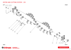 752 - Flaildek S4 - 155 - Rotor and Cutting System