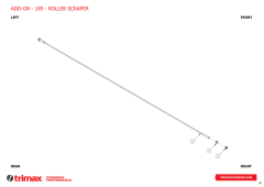 752 - Flaildek S4 - 185 - Add-On Roller Scraper