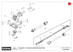 758 - Stealth S3 340 - PTO Shaft, PTO Hanger, Gearbox and Mounting