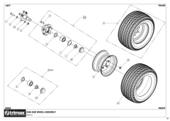 780 - Snake S3 - 320 - Hub & Wheel Assembly