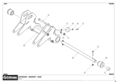 780 - Snake S3 - 400 - Outrigger Assembly Rear