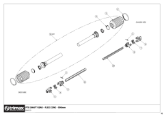 780 - Snake S3 - 400 - PTO Shaft Rear 900mm