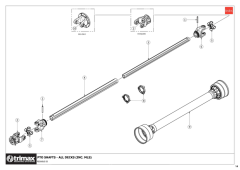 781 - Pegasus S5 493 - PTO Shaft All Decks