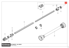 781 - Pegasus S5 OptiAdjust 493 - PTO Shaft All Decks