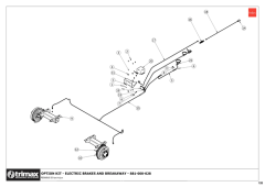 781 - Pegasus S5 OptiAdjust 610 - Electric Brake Kit and Breakaway - Option