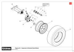 781 - Pegasus S5 OptiAdjust V2 493 - Suspension & Standard Road Wheels