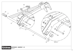 781 - Pegasus S5 OptiAdjust V2 722 - Outrigger Assembly LH