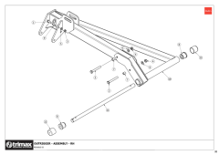 781 - Pegasus S5 SR 610 - Outrigger Assembly RH