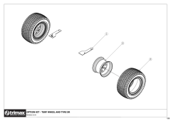 781 - Pegasus S5 SR 610 - Turf Wheel - Option